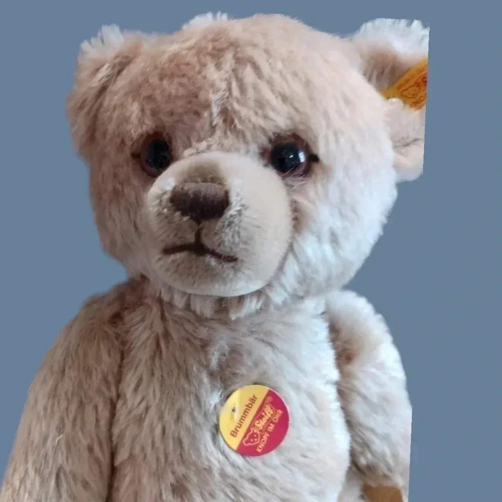 Steiff vtg brummbar  teddy bear light brown color